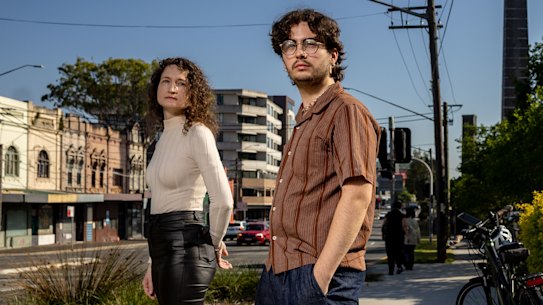 Alisa Sannikova and Ambrose Hayes are among the locals unimpressed by the latest design changes for the roads straddling Sydney Park.