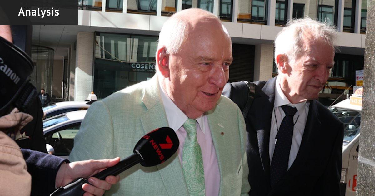 Alan Jones' front-row view as graphic details of alleged indecent assault are exposed