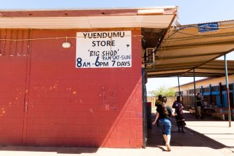 The âbig shopâ in the remote Aboriginal community of Yuendumu.