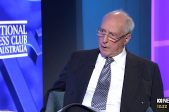 Former Prime Minister Paul Keating on Wednesday.