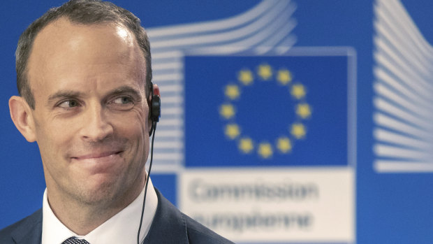 British Brexit Secretary  Dominic Raab