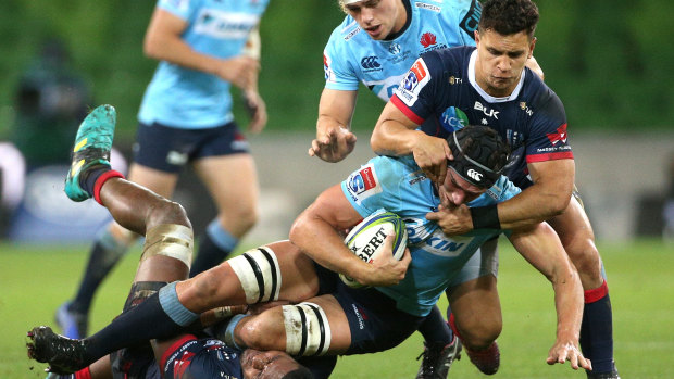 Mountain of work: Rob Simmons has been a standout for the Waratahs of late.