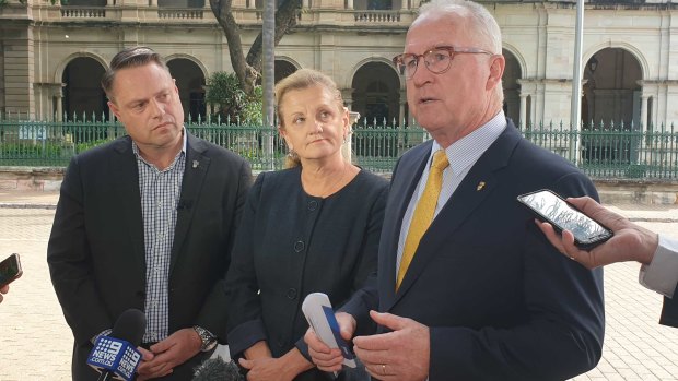 Lord mayor Adrian Schrinner, Redland City mayor Karen Williams and LGAQ president Mark Jamieson discuss the upcoming election.