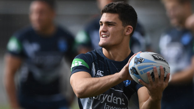 Building Blues: Cleary has turned to blues legend Andrew Johns for one-on-one advice on his Origin game.
