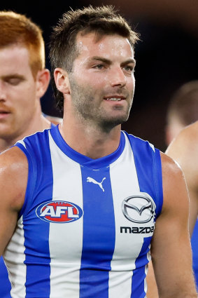 North Melbourne co-captain Luke McDonald.