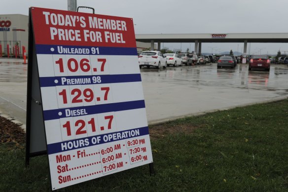 Costco sells fuel under a membership model.