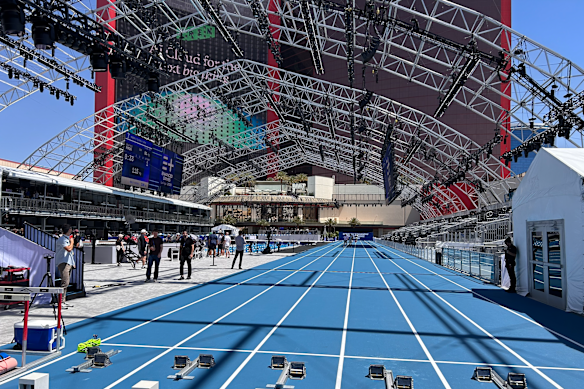 The venue for the Enhanced Games at Resorts World Las Vegas. 