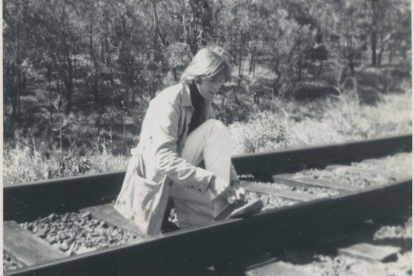 Robert Gray on NSW’s North Coast rail line in 1970.