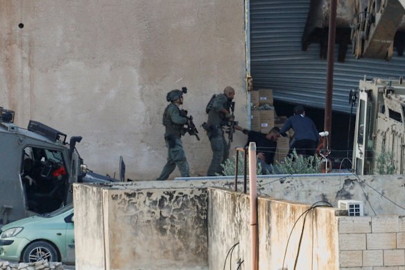 Israeli forces were conducting a raid in Jenin in the Israeli-occupied West Bank when the two men were killed..