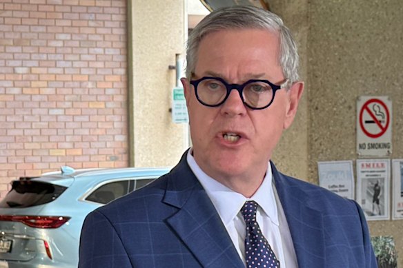 Health Minister Tim Nicholls spoke about the review at a press conference at Redcliffe Hospital.