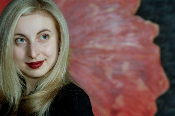 Poppy King in 1997, a year before her first lipstick business entered receivership.