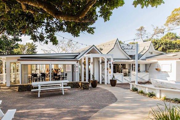 Beach Kiosk, set on the headland of Clarkes Beach.