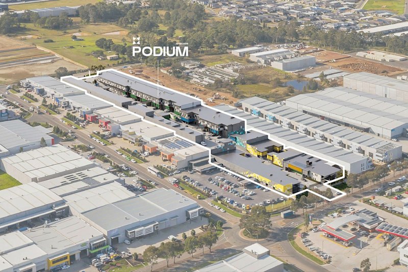 The Podium development at 36 Turner Road, Smeaton Grange, Sydney.