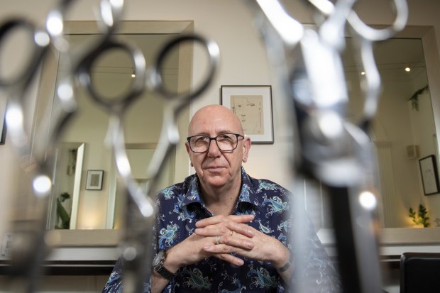“The last thing I want to do is be like a doorman at a nightclub,” says salon owner Colin Moxey.