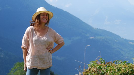 The hills are alive for the author in Le Sepey, in the Swiss Alps.