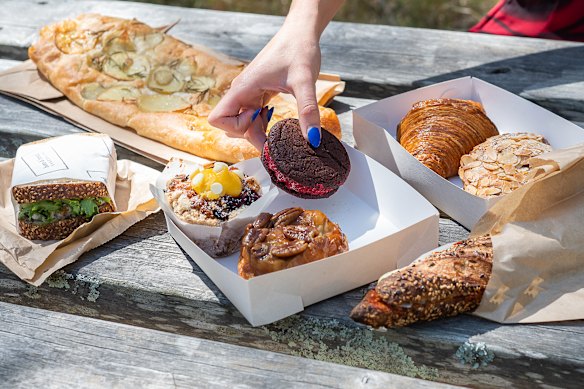 Assorted pastries from Born and Bread in Newtown.