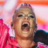 Chaos, humility and good humour leaves fans tickled Pink