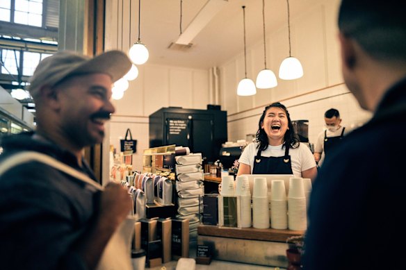 Market Lane is Nat’s must-stop coffee shop at Queen Vic Market.
