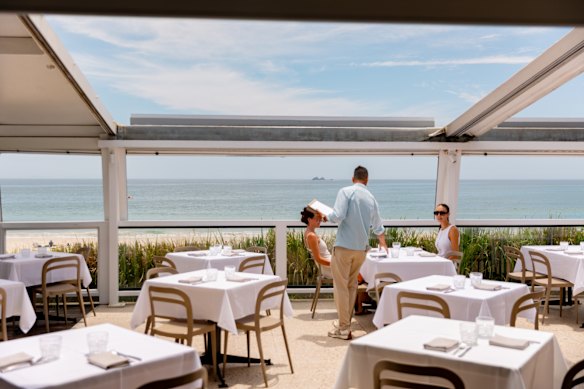 Beach Byron Bay's open-air terrace. 