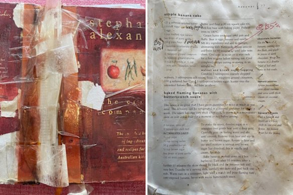  Norman Day's book has seen better days. 