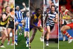 This year’s AFL retirees include Richmond’s Jack Riewoldt, North Melbourne pair Ben Cunnington and Jack Ziebell, West Coast’s Nic Naitanui, and former Hawthorn teammates Isaac Smith and Lance Franklin, who finished their respective careers at Geelong and Sydney.