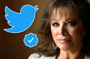 Jackie Collins may be gone from this world but she remains on Twitter.