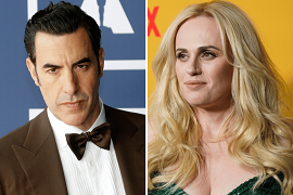 Sacha Baron Cohen said Rebel Wilson’s account of making Grimsby was ‘a shameful and failed effort to sell books’.