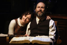 Abbey Morgan, here with Yalin Ozucelik, wins hearts as Sonya.