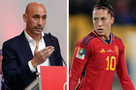 Spanish player Jenni Hermoso says ‘in no moment’ was kiss with Luis Rubiales consensual.
