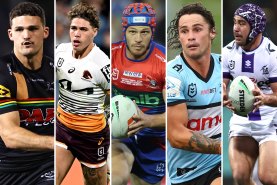 Nathan Cleary, Reece Walsh, Kalyn Ponga, Nicho Hynes and Jahrome Hughes.