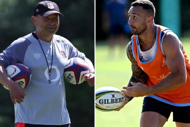 Eddie Jones coached Quade Cooper when the playmaker began his Super Rugby career with the Reds.
