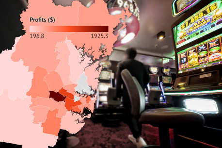 Six charts that show the scale of poker machine use in NSW