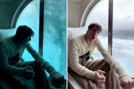 Marc Sebastian on board Splendour of the Seas.