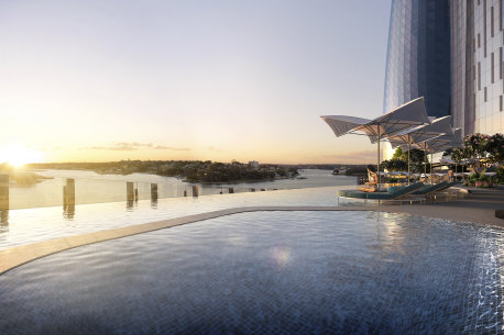 You’d be hard-pressed beating the level of luxury, or the views, at Crown Sydney.