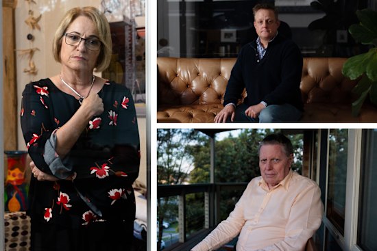 Clockwise from left: Margaret Faux deplores the state of Medicare; Dr Austin Sterne; Dr Tony Webber