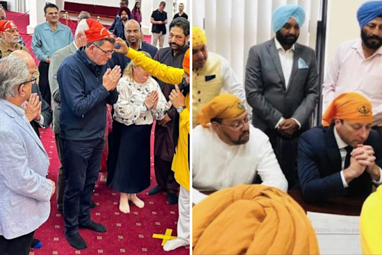 The major parties are vying for the votes of Indian-Australians in the marginal seat of Melton.