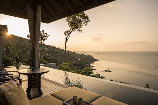Just one of the magical views from Four Seasons Koh Samui.