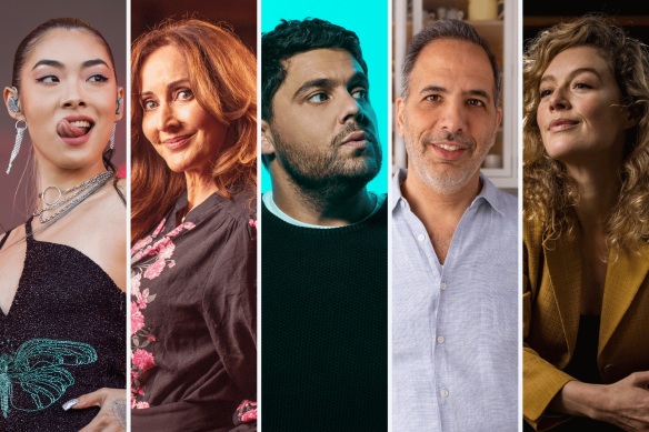 Rina Sawayama, Marina Prior, Dan Sultan, Yotam Ottolenghi, and Nikki Shiels are all appearing in Melbourne in January.