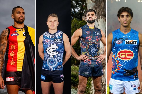 West Coast Eagles 2023 Mens Indigenous Guernsey