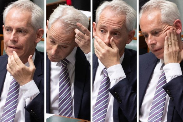 Under pressure: Immigration Minister Andrew Giles. 