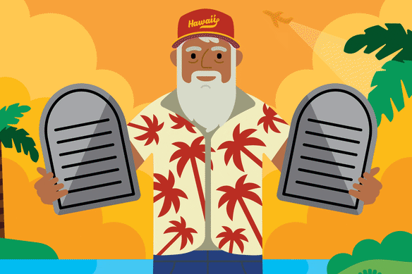 The 10 commandments of travel.