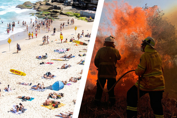 Balmy or bushfires? There is a 50/50 chance of an El Nino weather system next summer, which can bring drought, heatwaves and bushfires.