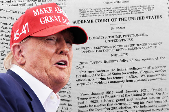 The conservative judges on the US Supreme Court have granted Donald Trump substantial immunity from prosecution for official acts taken as president