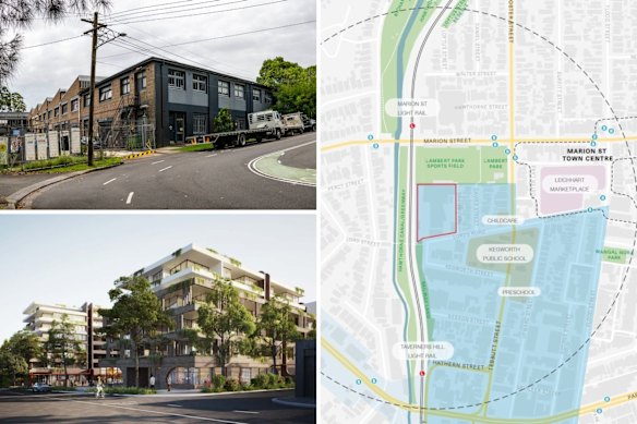 The proposed Leichhardt development.