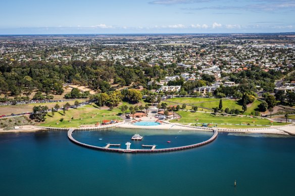 Catch a ferry from Melbourne to Geelong.