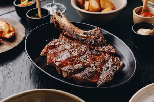 Rib-eye continues to be one of the most popular steak orders at Asado despite its price tag.