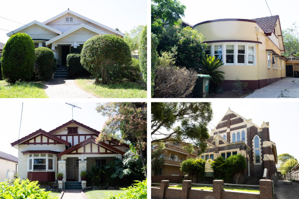 Three Californian bungalows and a church in MacArthur Parade up for heritage listing.