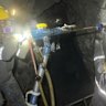 Grade control drilling at Aguia Resources’ Santa Barbara gold project in Colombia.