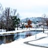 Quart Pot Creek in Stanthorpe after 2015 snowfalls.