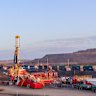A Major Drilling Group rig, being operated by TMK Energy at its Gurvantes XXXV gas project in Mongolia.